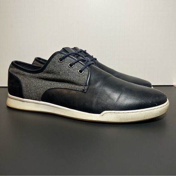 Mens MOUNTAIN CREEK Navy Blue Oxford Style Casual Sneakers / Size 11 M - Picture 1 of 10